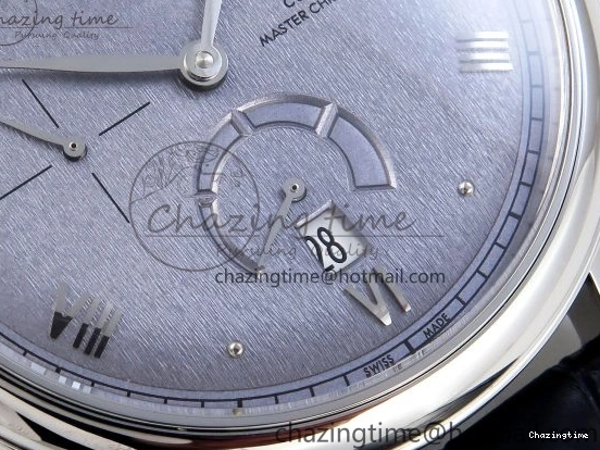 0413 Trendsetting De Ville Power Reserve SS MKF 1:1 Best Edition Blue Textured Dial on Black Leather Strap A 7742